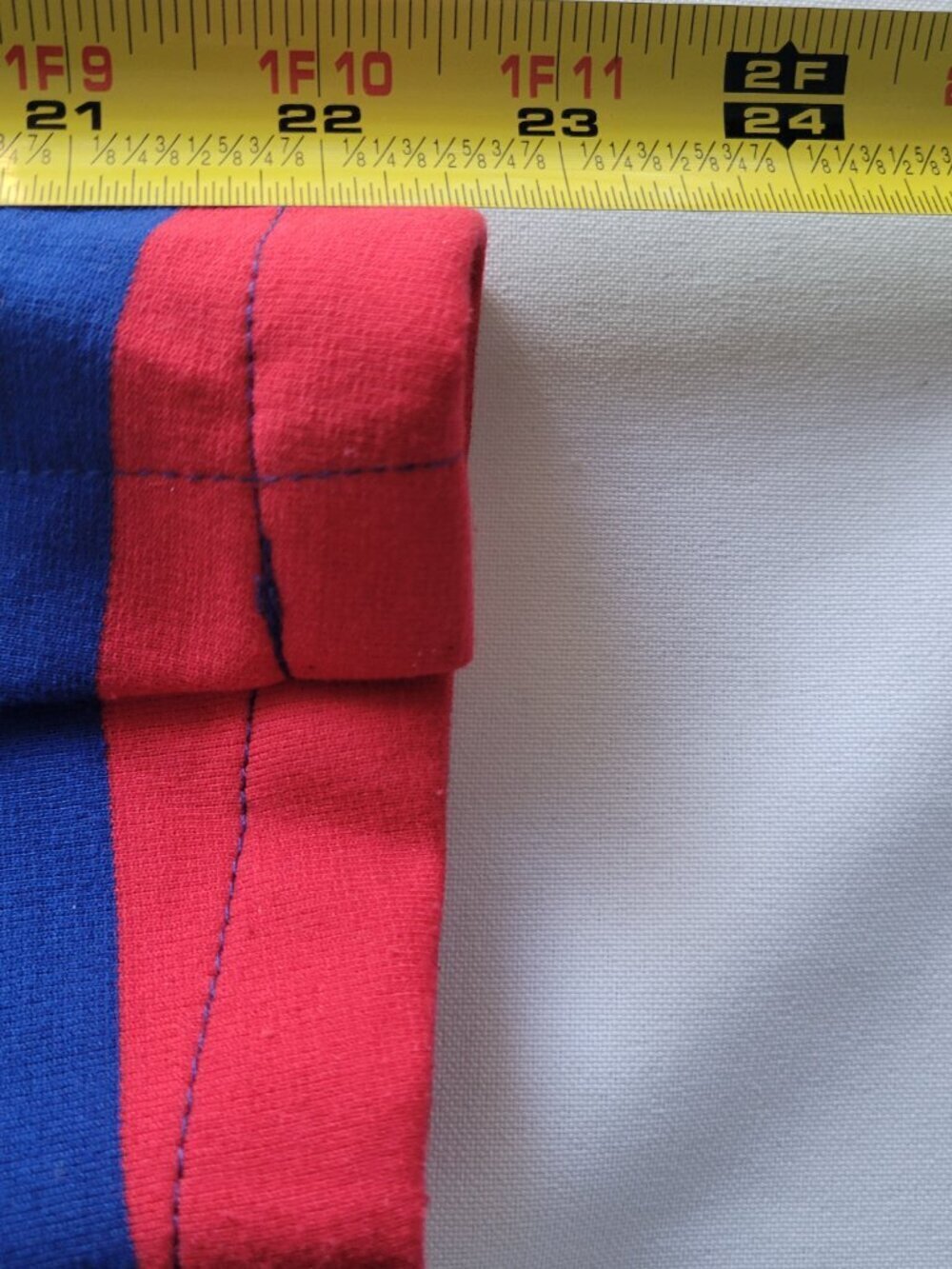 New York & Company Red & Blue Striped Blazer Dress - Picture 16 of 16
